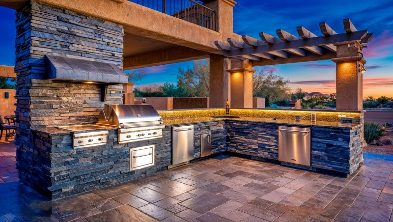 Outdoor Granite Kitchen